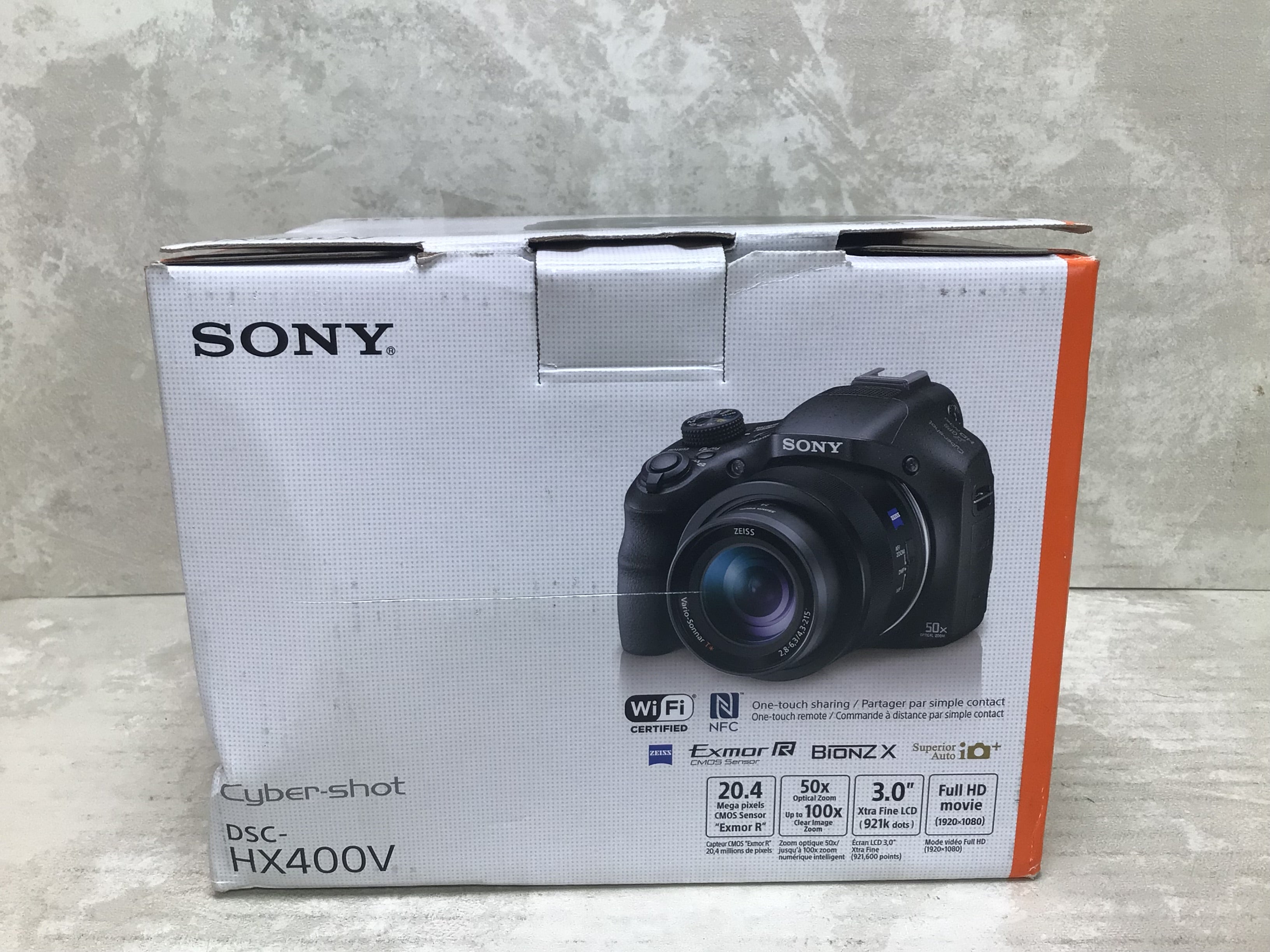 Sony HX400V Compact Digital Camera with 50x Optical Zoom, Black (7694526808302)